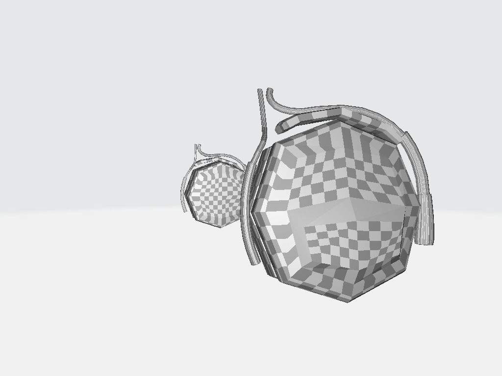 Audio Headset Low-poly 3D model_21