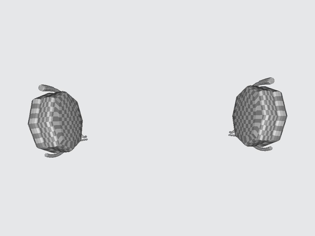 Audio Headset Low-poly 3D model_25