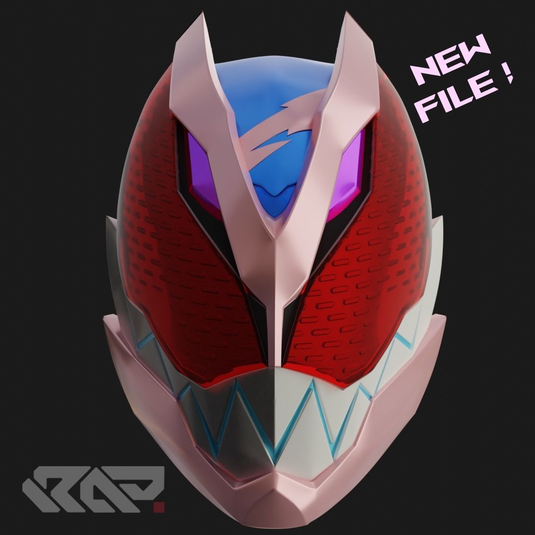 kamen rider Revice Helmet 3D print model_1