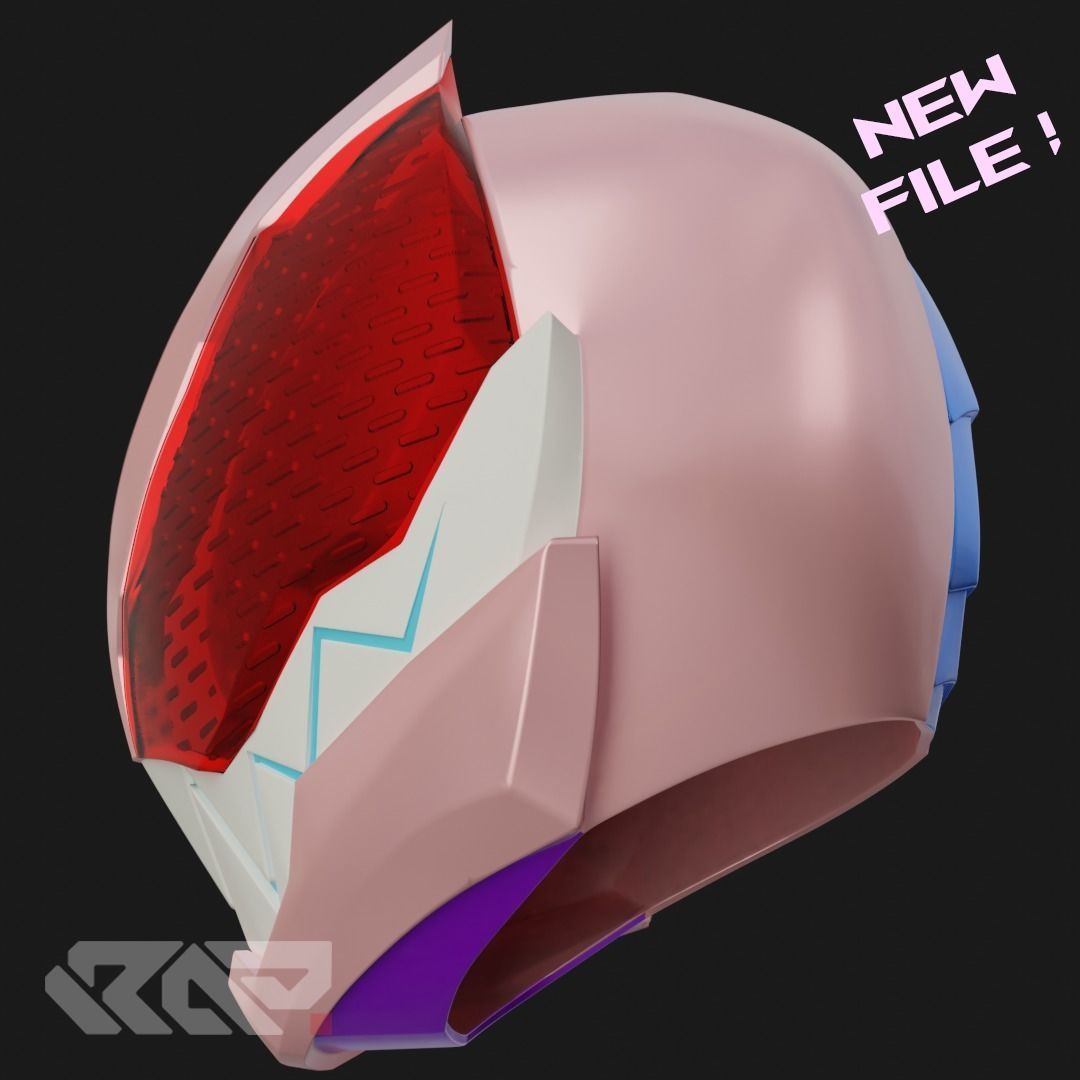 kamen rider Revice Helmet 3D print model_3