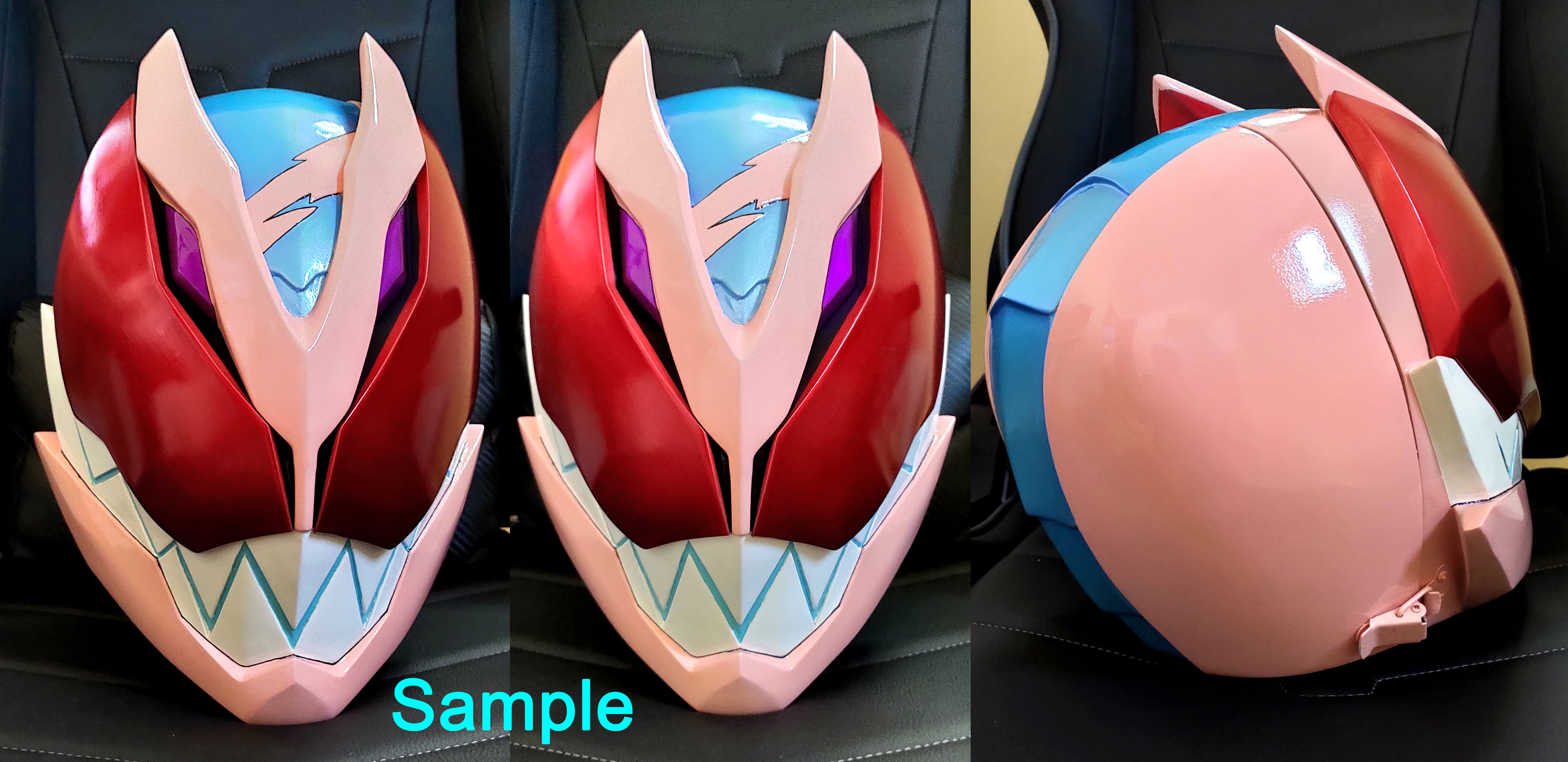 kamen rider Revice Helmet 3D print model_6
