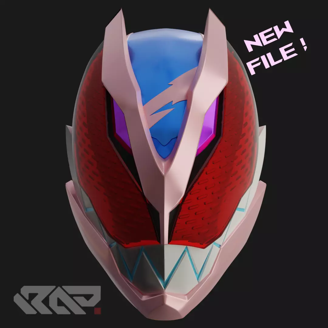 kamen rider Revice Helmet 3D print model_0