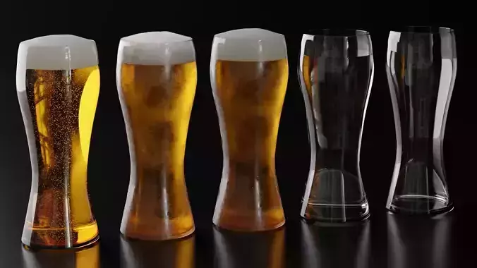 Beer Glass 2 3D model