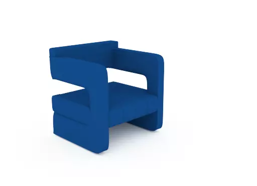 fabric couch  3D model_0