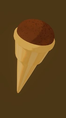 Ice cream dessert Free 3D print model