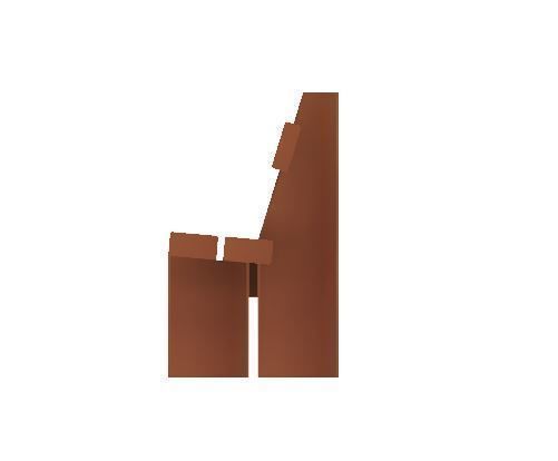 Model Railway Sleeper Picnic Table and Bench 3D print model_13