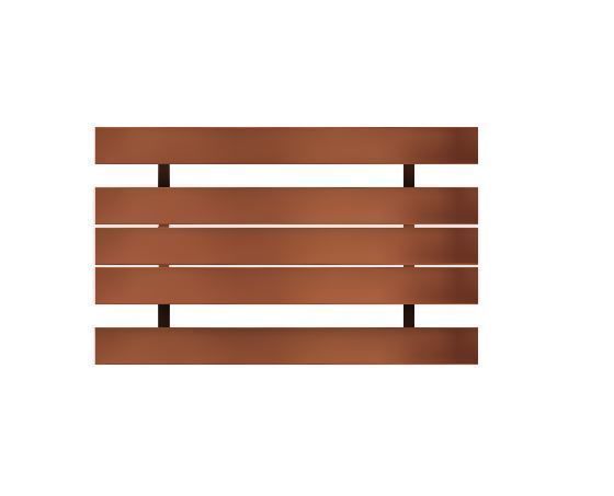 Model Railway Sleeper Picnic Table and Bench 3D print model_8