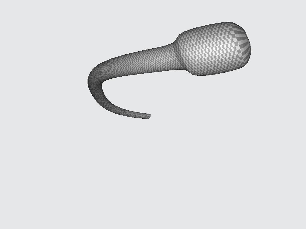Microphone Headset Low-poly 3D model_21