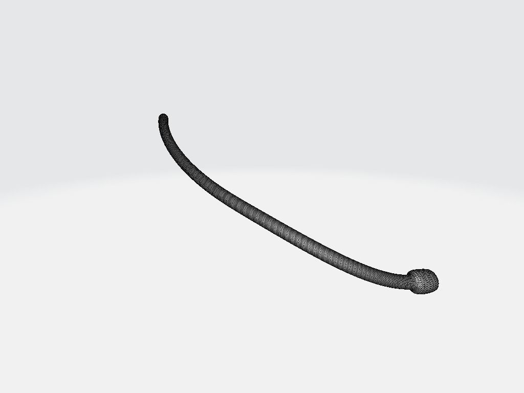 Microphone Headset Low-poly 3D model_9