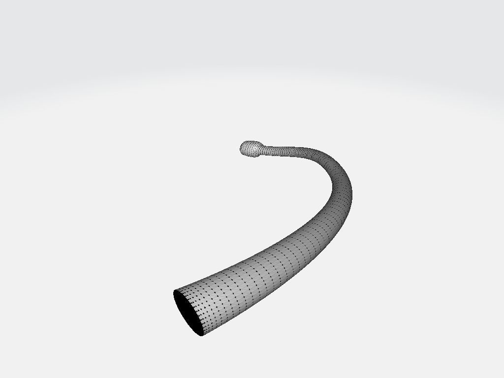 Microphone Headset Low-poly 3D model_16