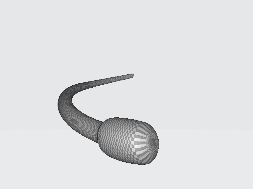 Microphone Headset Low-poly 3D model_19