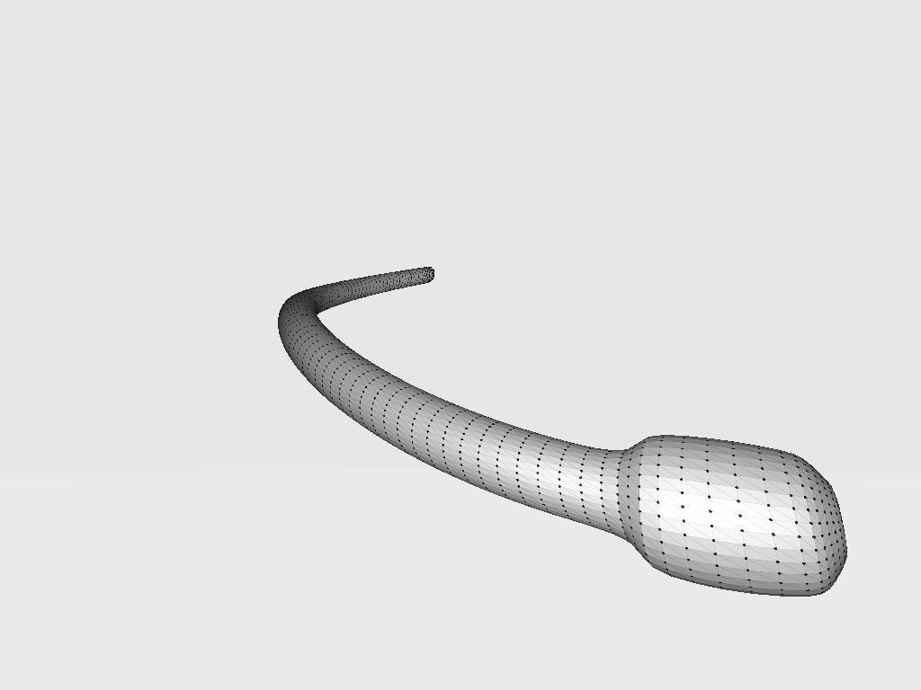 Microphone Headset Low-poly 3D model_17