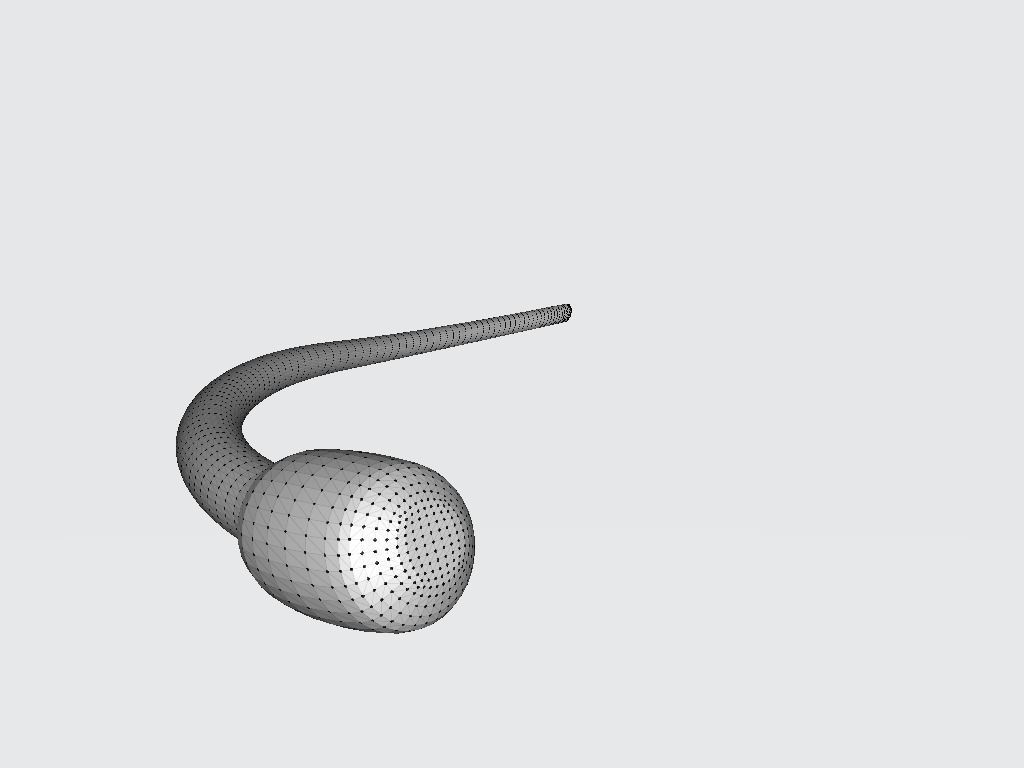 Microphone Headset Low-poly 3D model_13