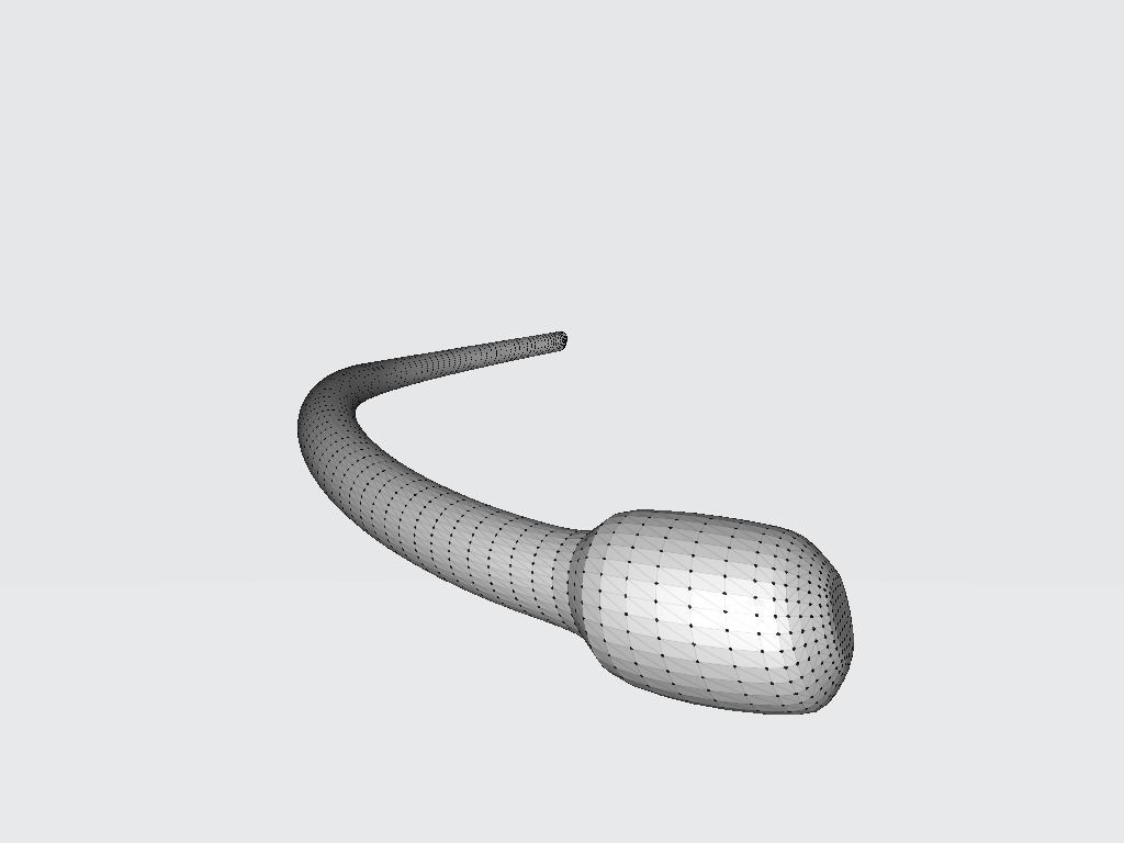 Microphone Headset Low-poly 3D model_14