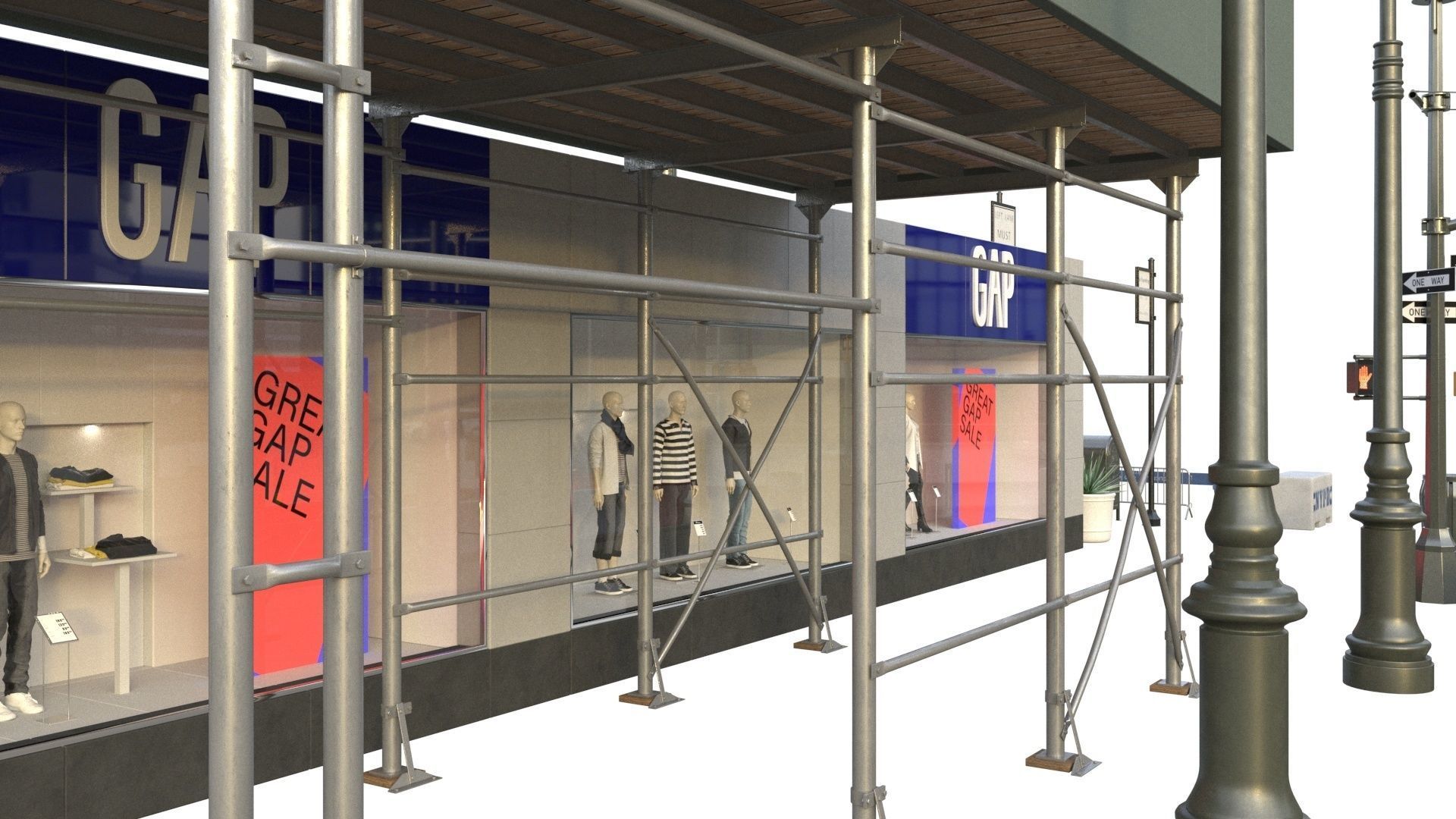 28 Unique New York City props 3D model_8