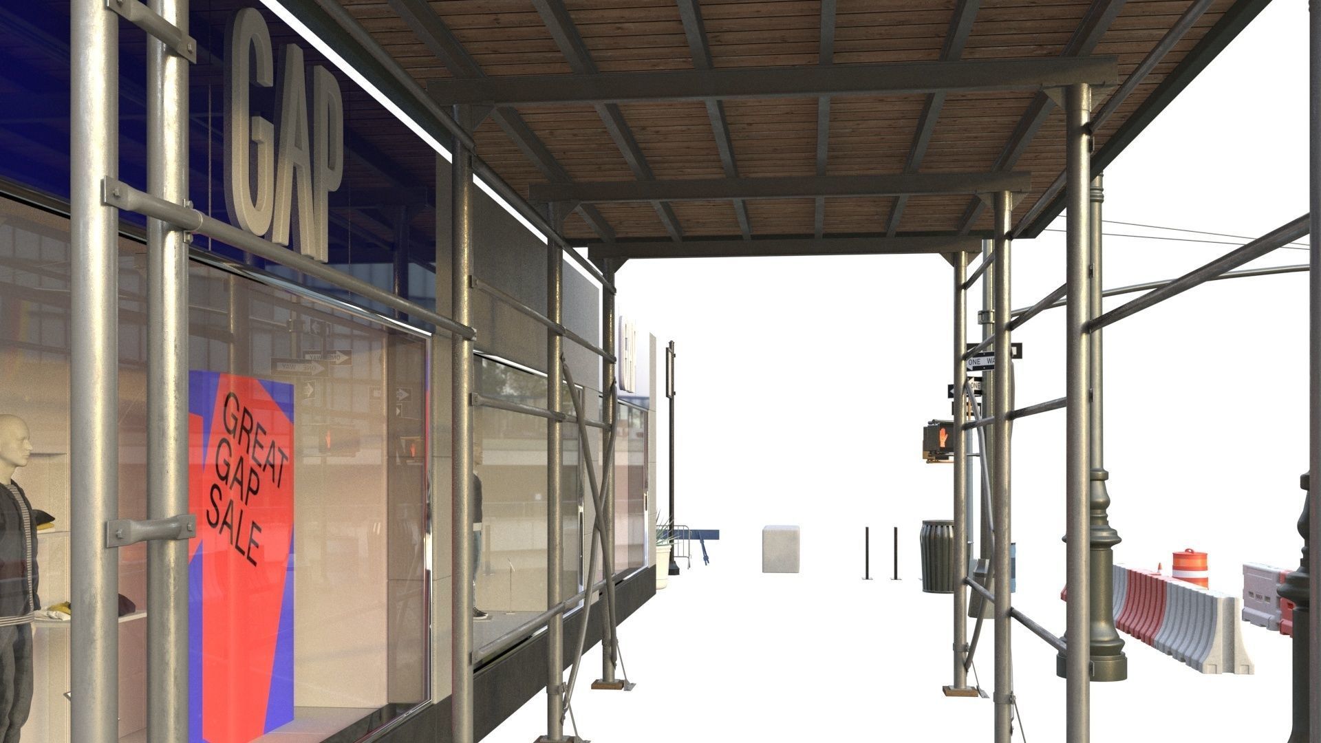 28 Unique New York City props 3D model_10