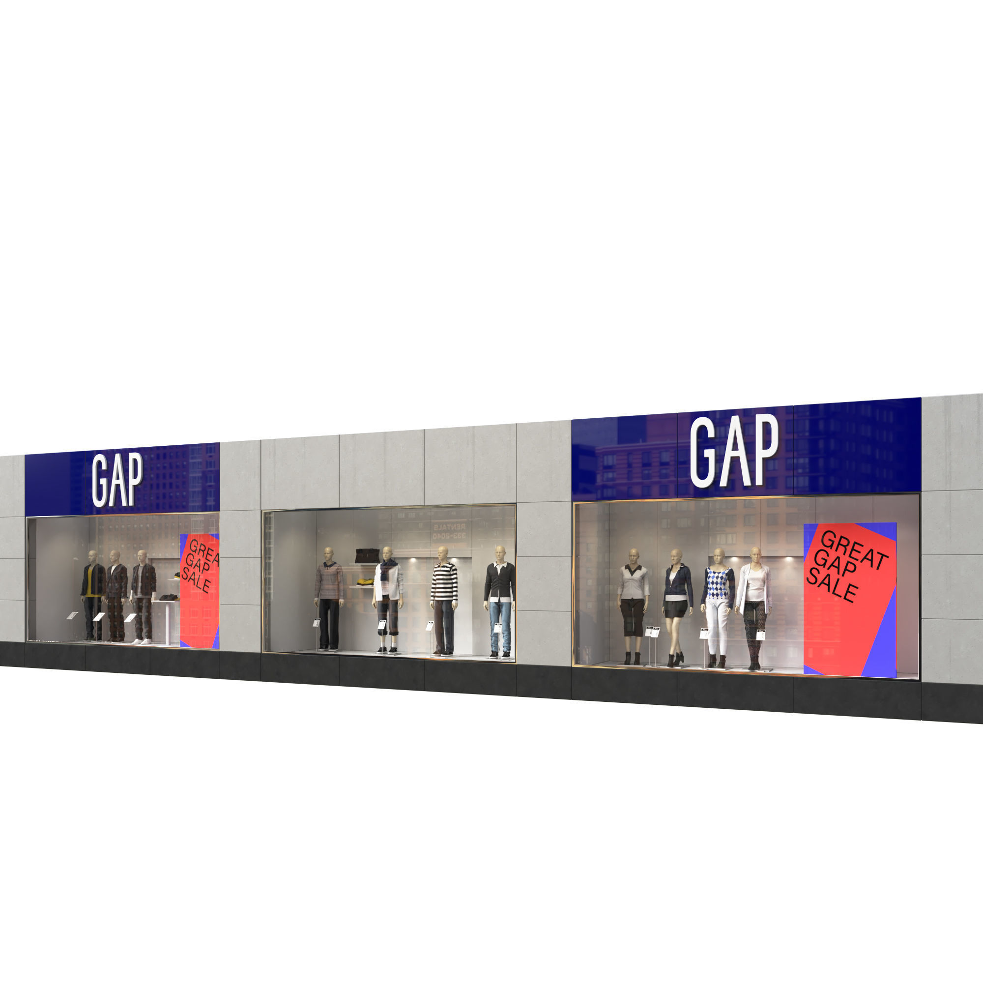 28 Unique New York City props 3D model_31