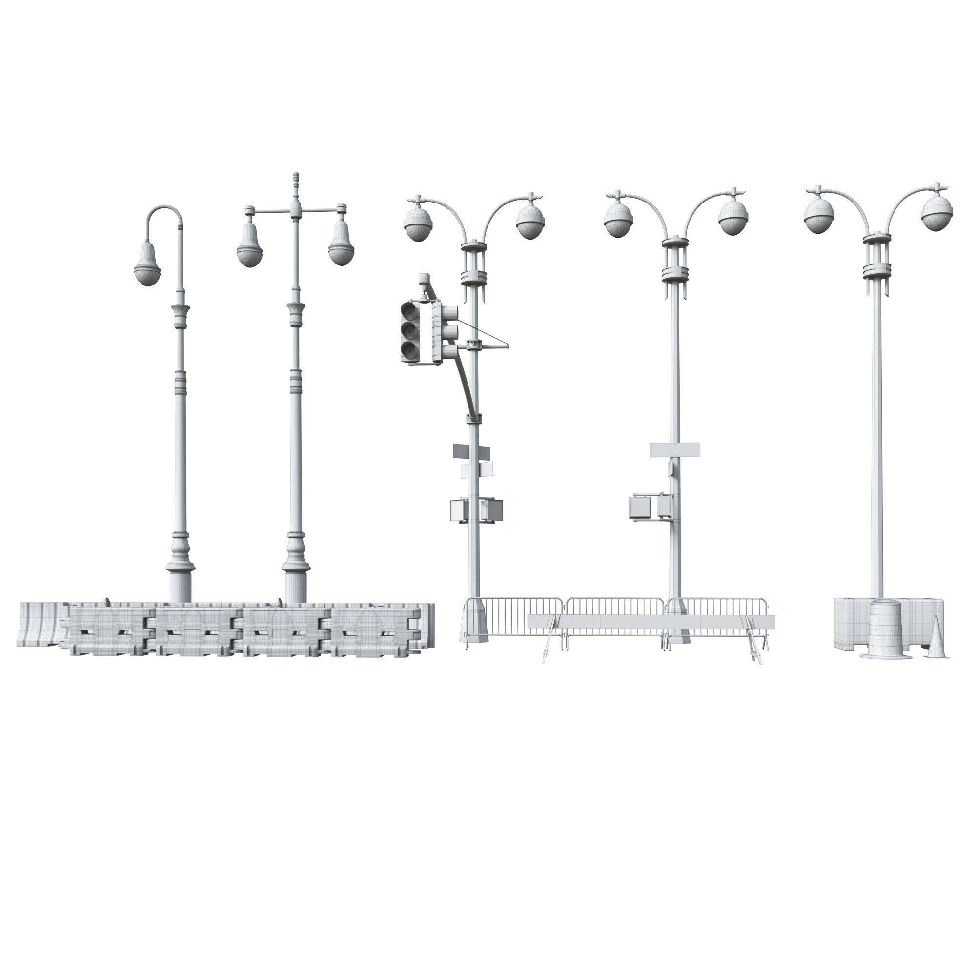 28 Unique New York City props 3D model_43