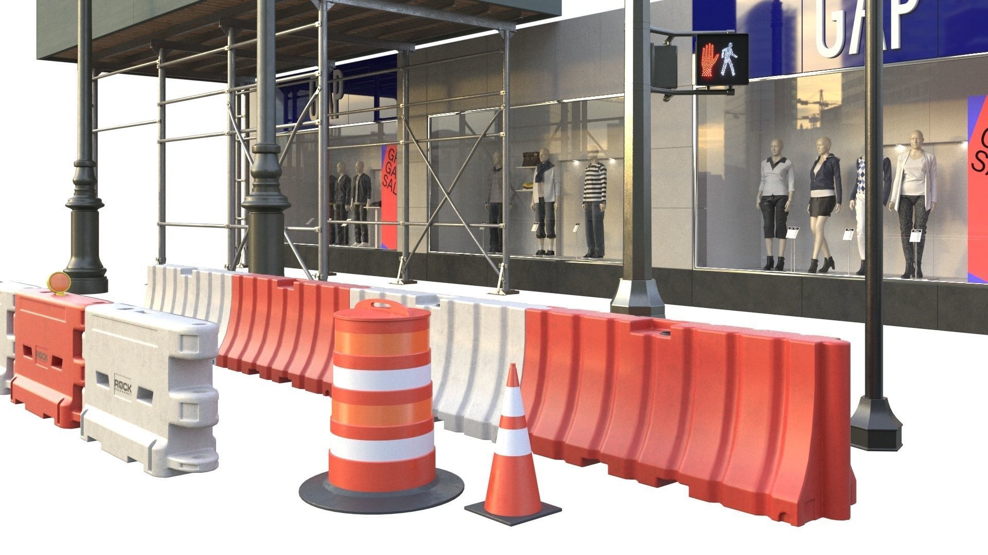 28 Unique New York City props 3D model_6