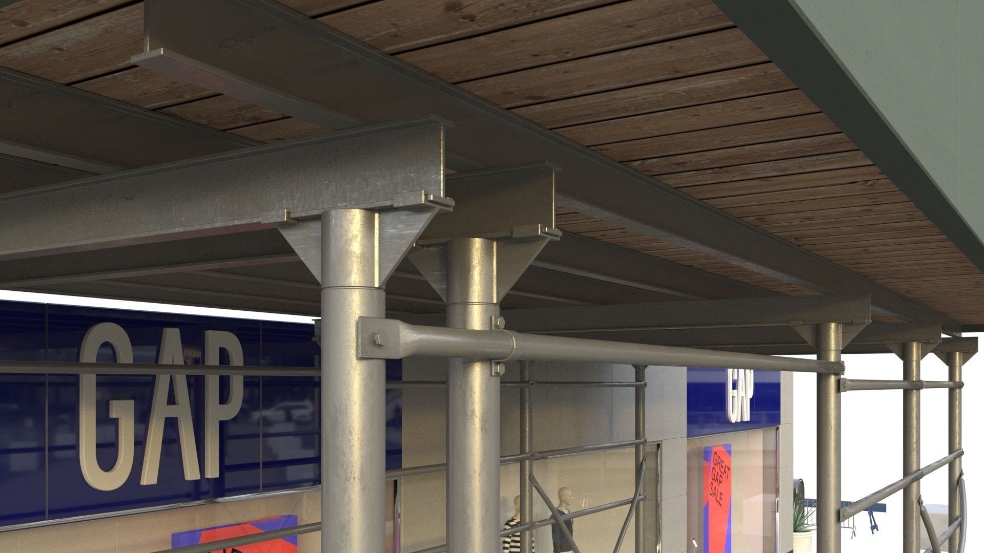 28 Unique New York City props 3D model_9