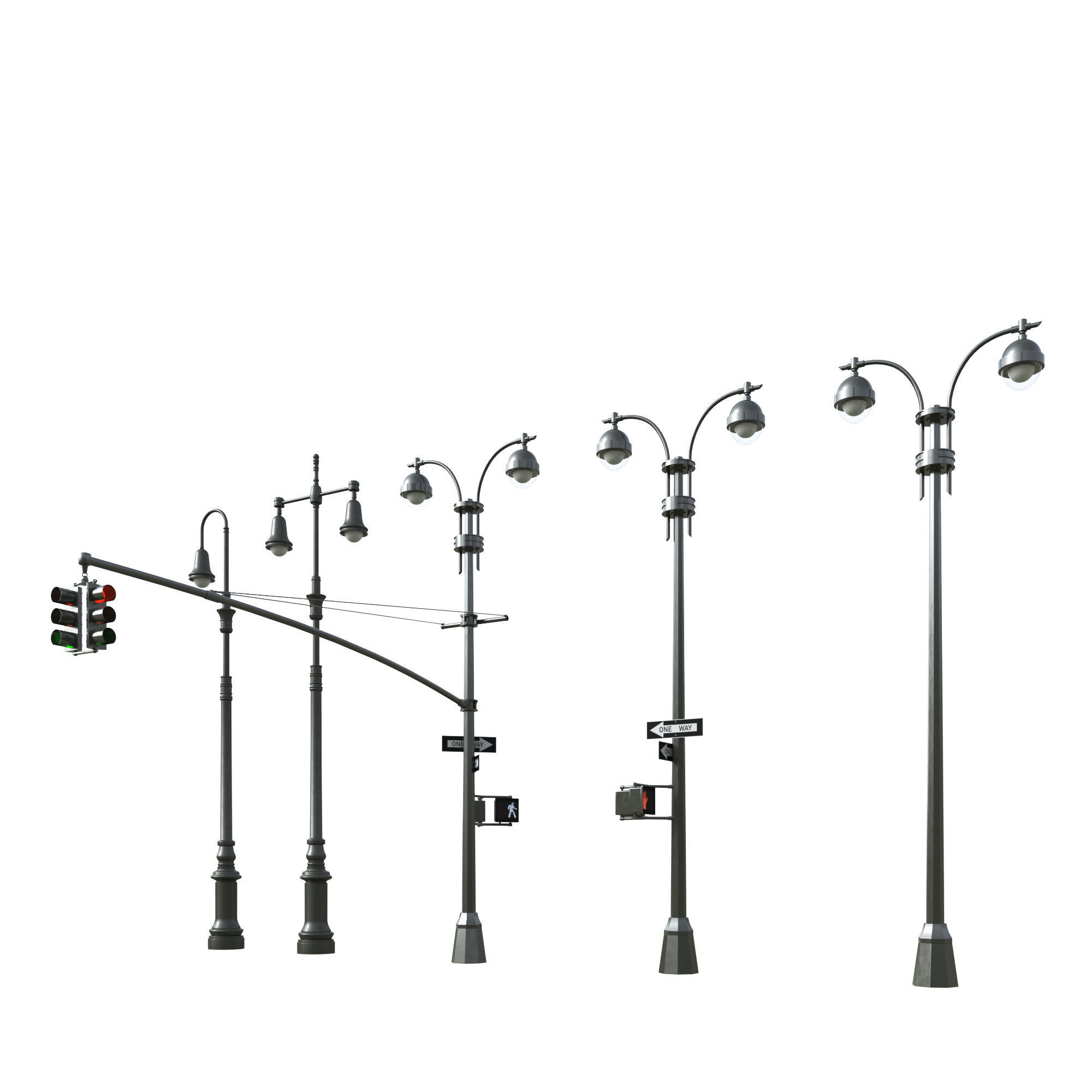 28 Unique New York City props 3D model_33