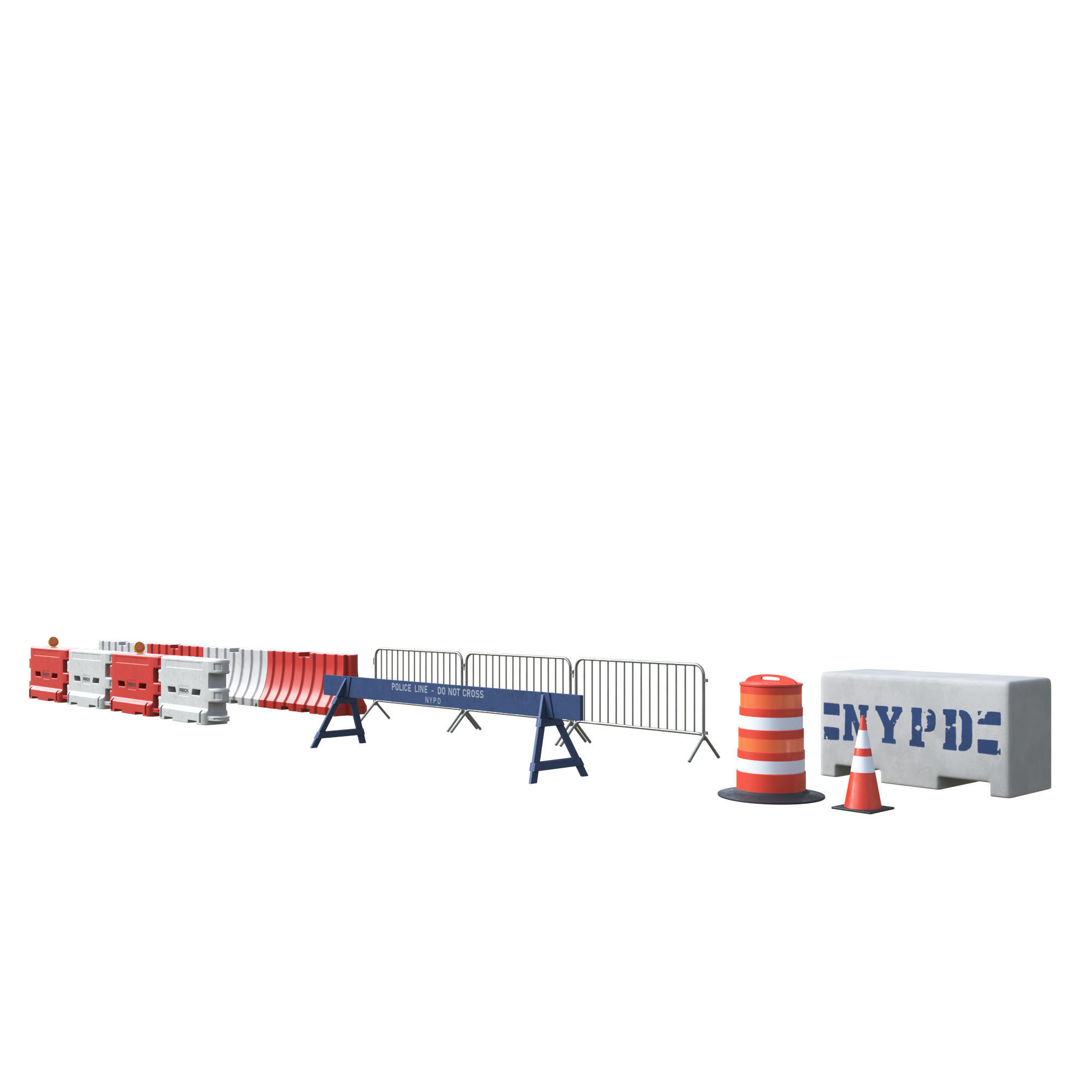 28 Unique New York City props 3D model_32