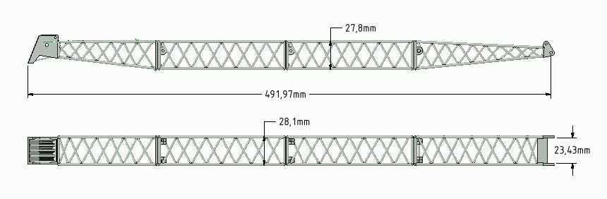 Universal crane boom 3D print model_5