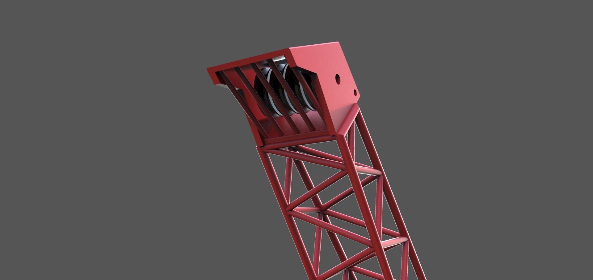 Universal crane boom 3D print model_1