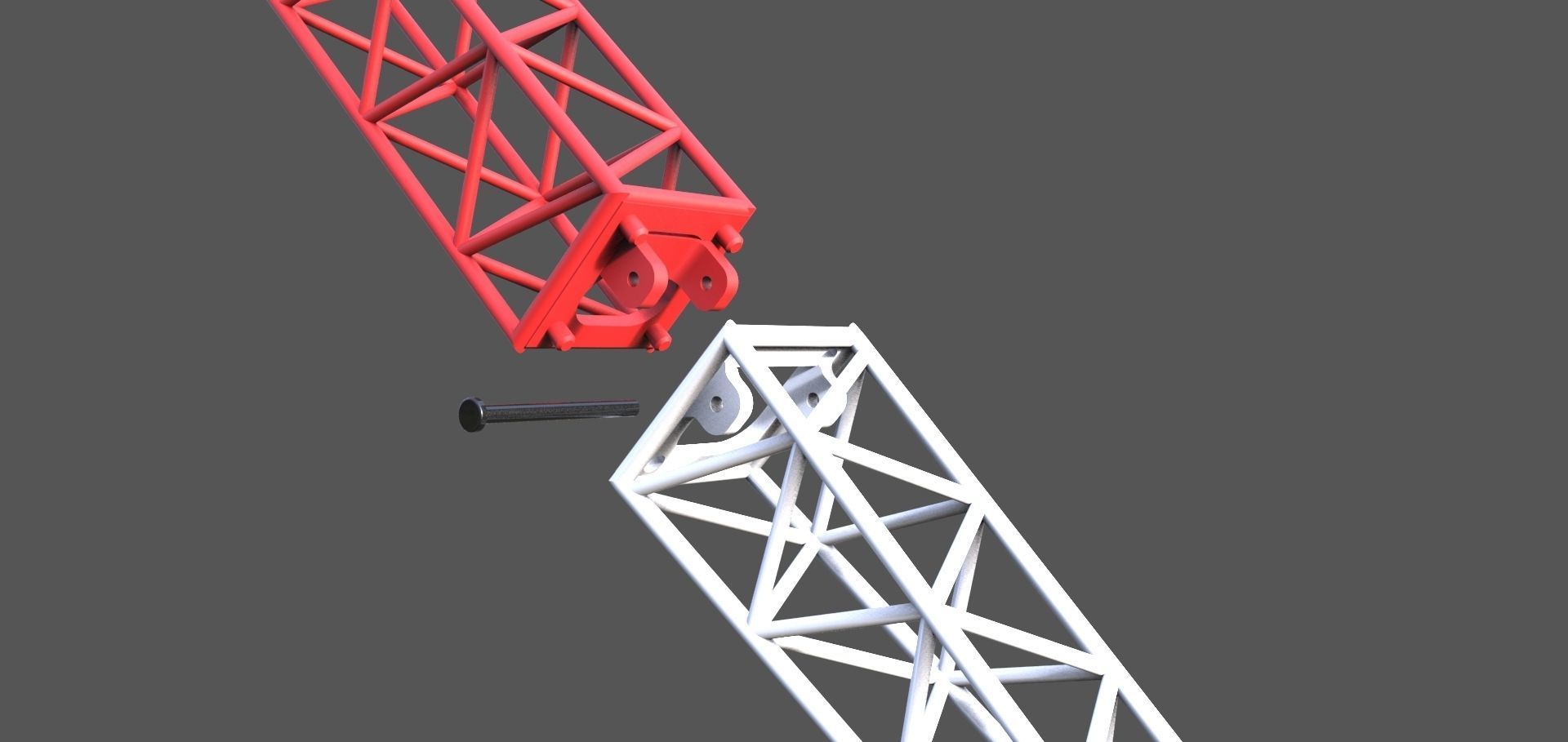 Universal crane boom 3D print model_3
