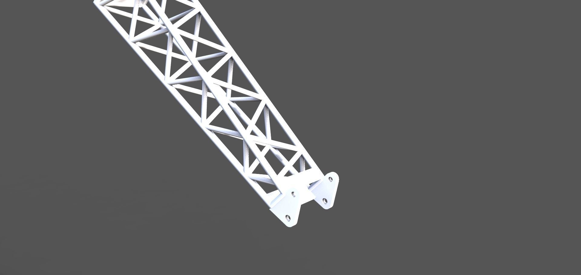 Universal crane boom 3D print model_4