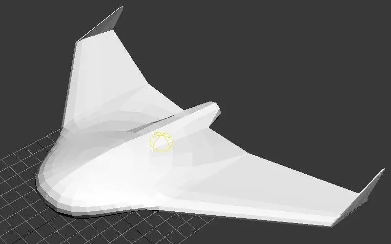 The U 5 UAV Model plane 3D model_0