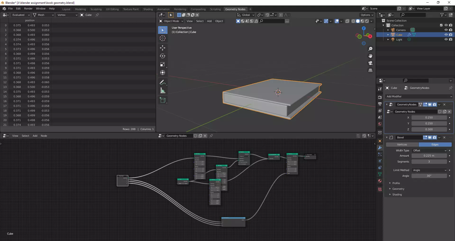 BOOK WITH GEOMETRY NODES 3D model_0