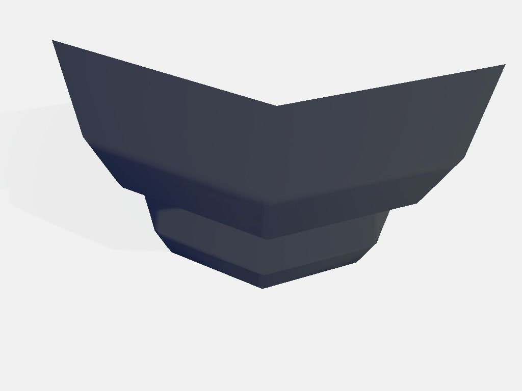 Torch Base Low-poly 3D model_9