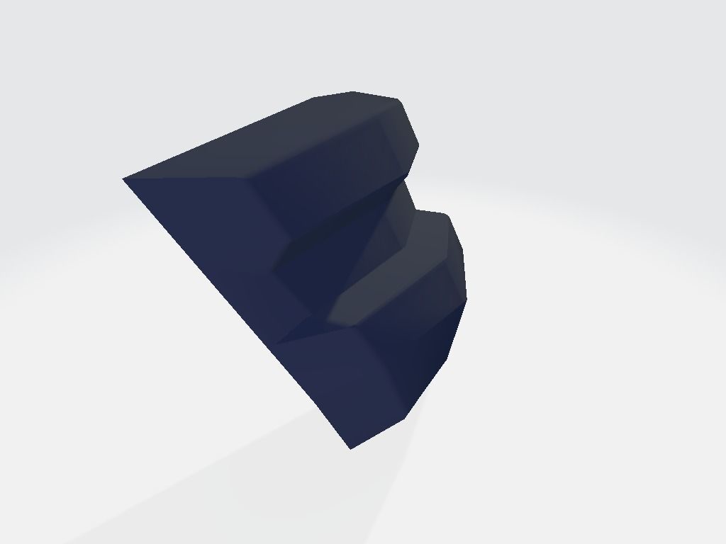 Torch Base Low-poly 3D model_8