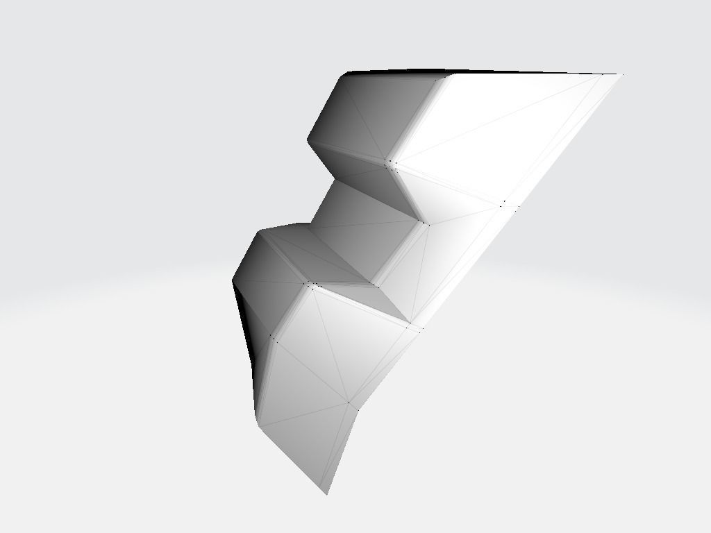 Torch Base Low-poly 3D model_17