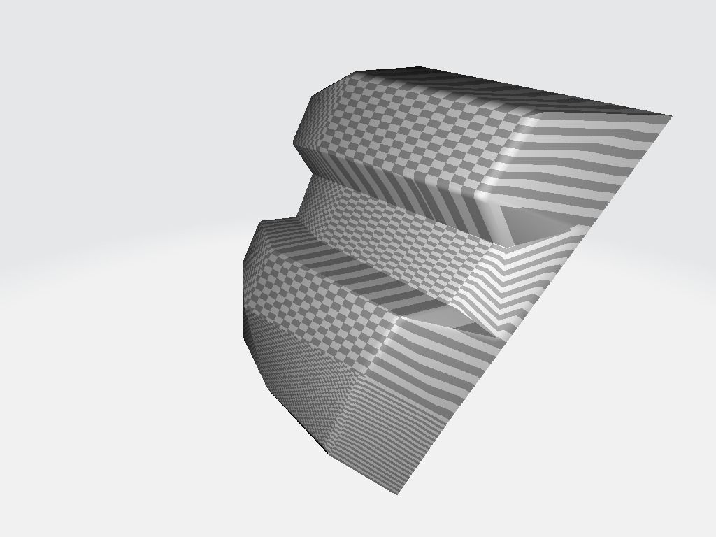 Torch Base Low-poly 3D model_20