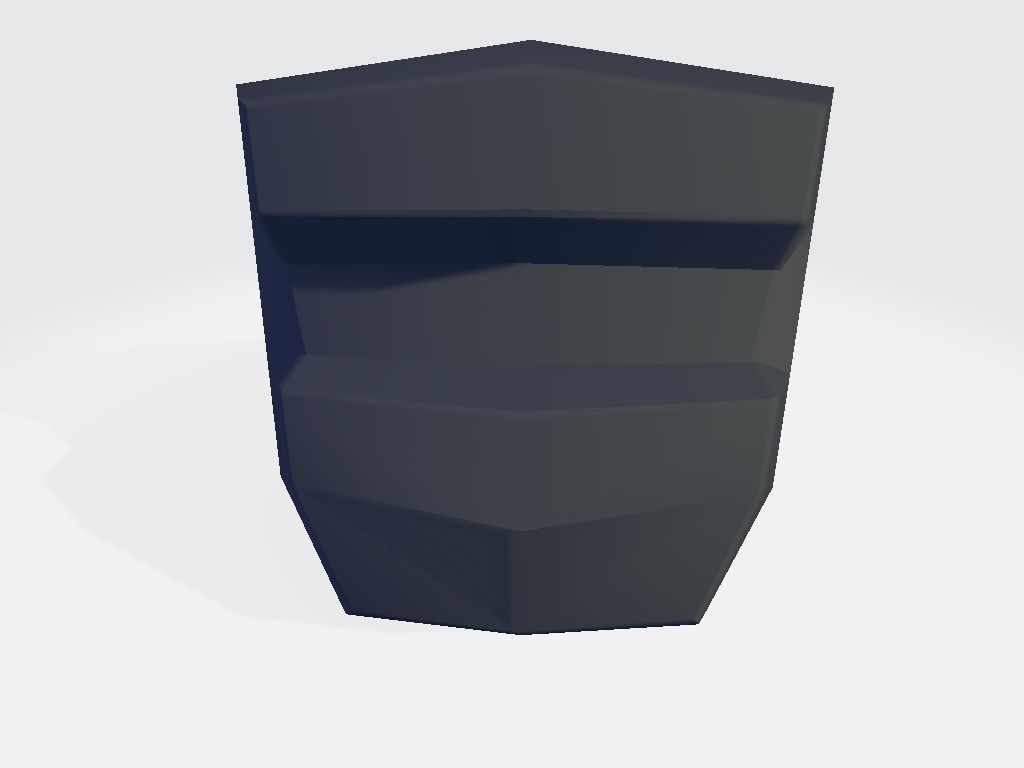 Torch Base Low-poly 3D model_2