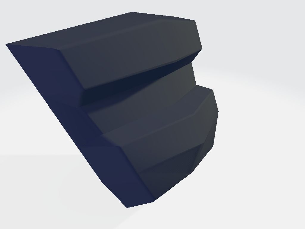 Torch Base Low-poly 3D model_3