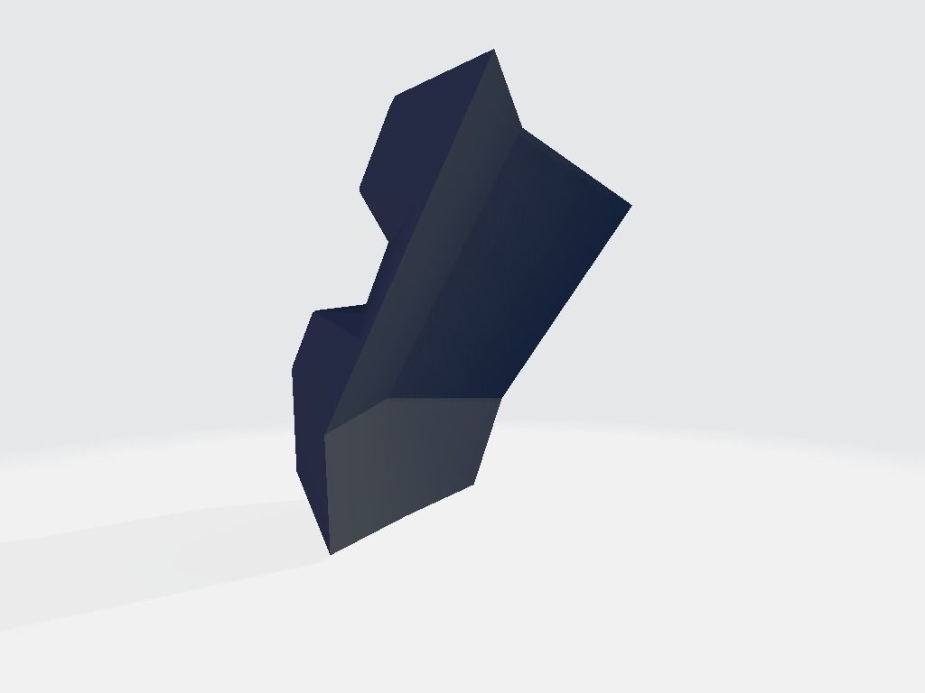 Torch Base Low-poly 3D model_5