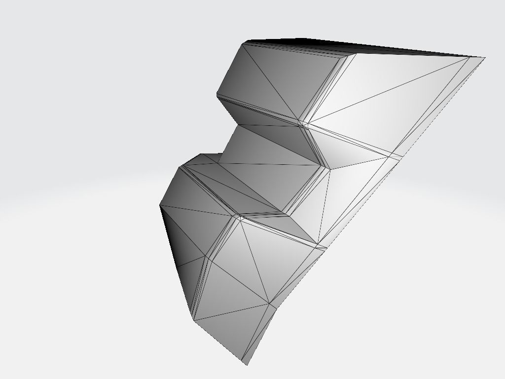 Torch Base Low-poly 3D model_13