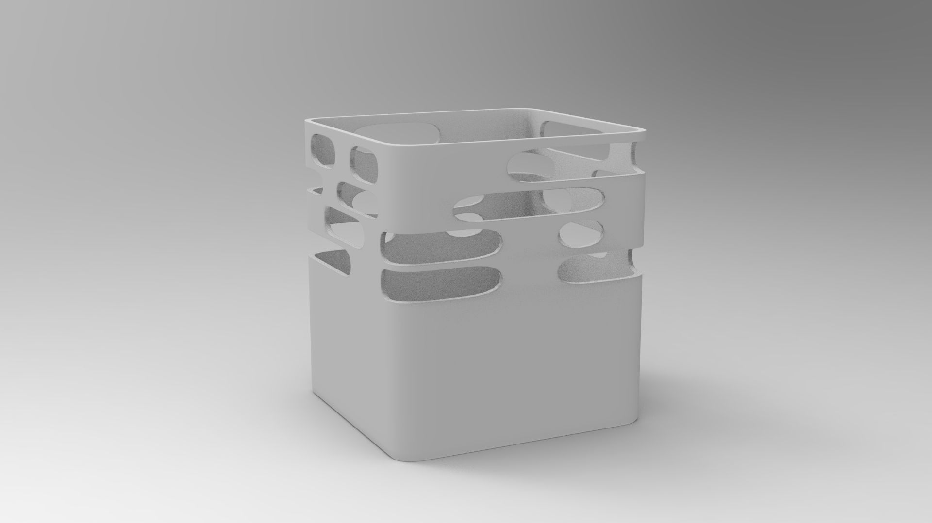 Fire Cube 3D model_8