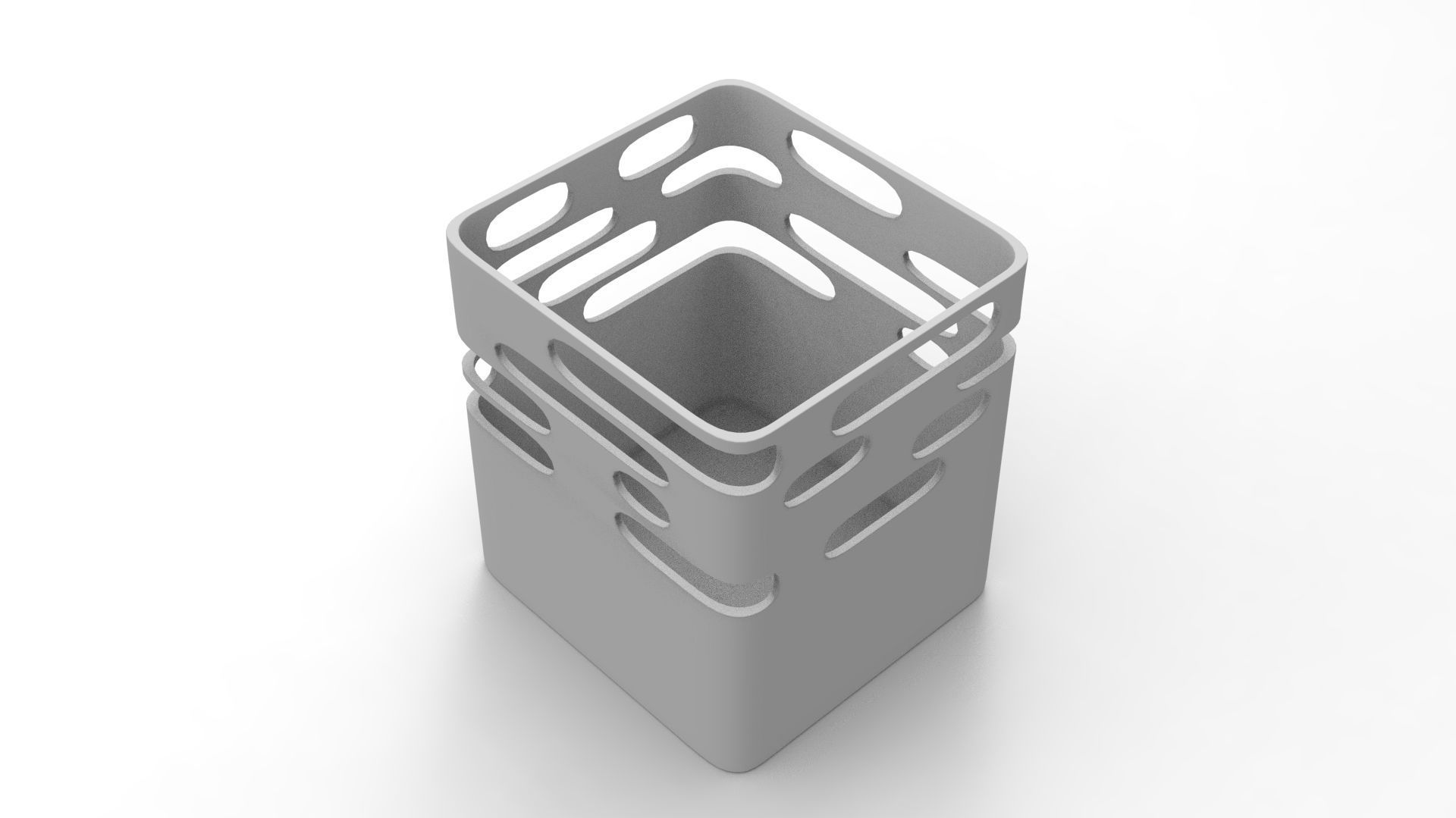 Fire Cube 3D model_7