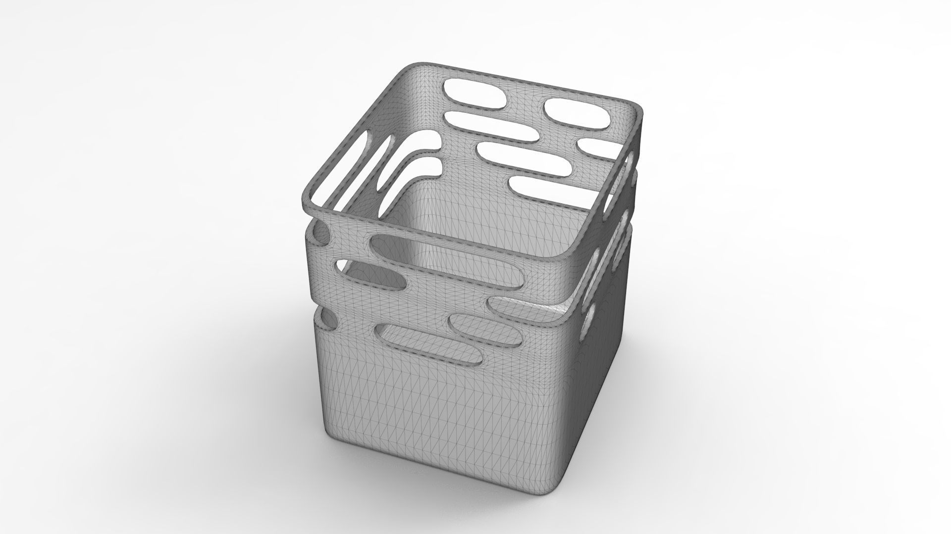 Fire Cube 3D model_6