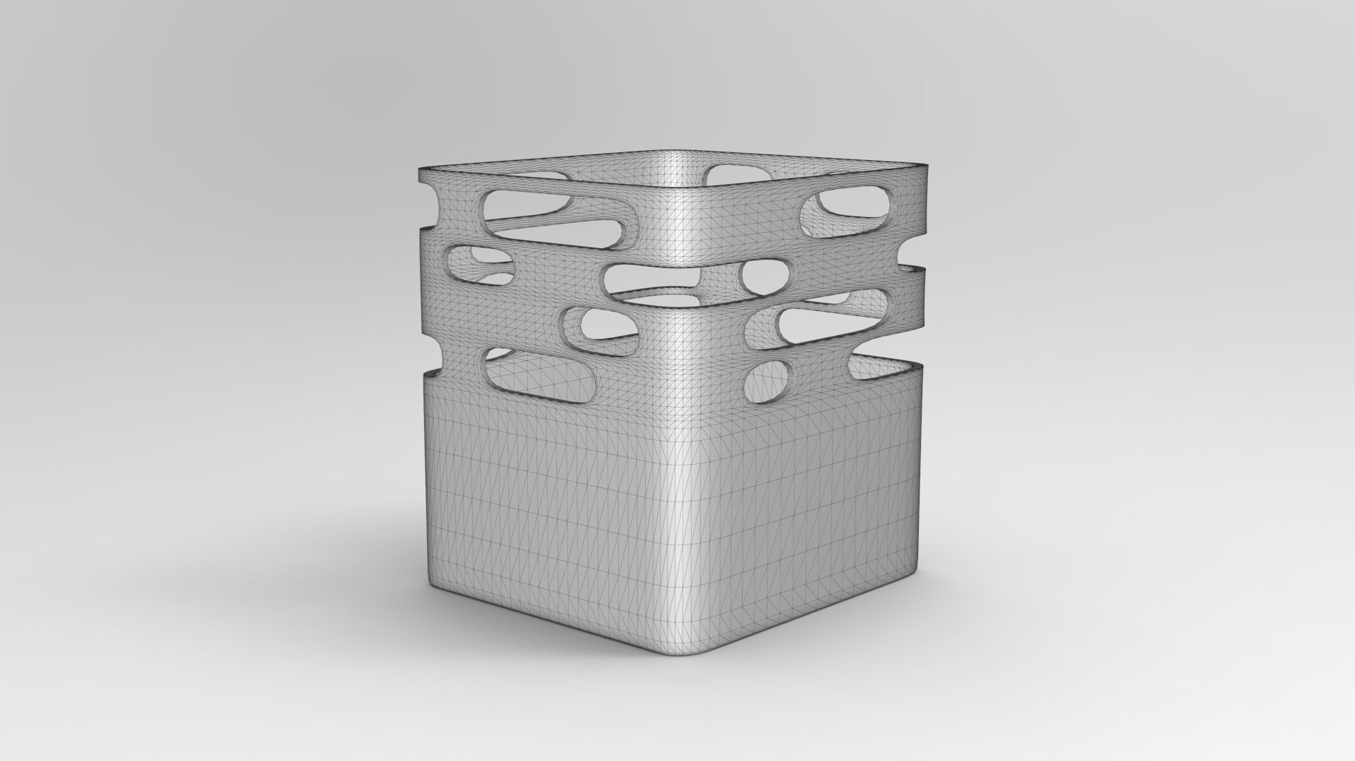 Fire Cube 3D model_5