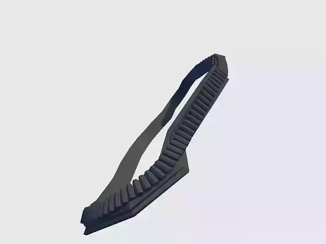 Bullet Band Low-poly 3D model