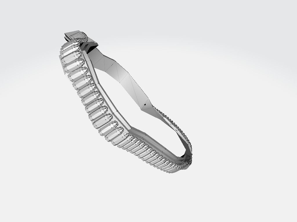 Bullet Band Low-poly 3D model_19