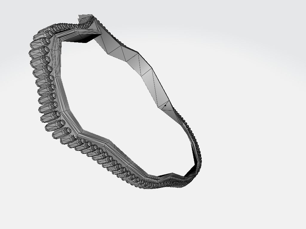 Bullet Band Low-poly 3D model_13