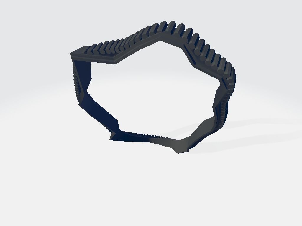 Bullet Band Low-poly 3D model_5