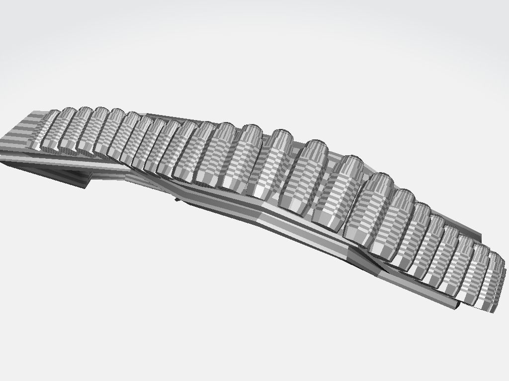 Bullet Band Low-poly 3D model_26