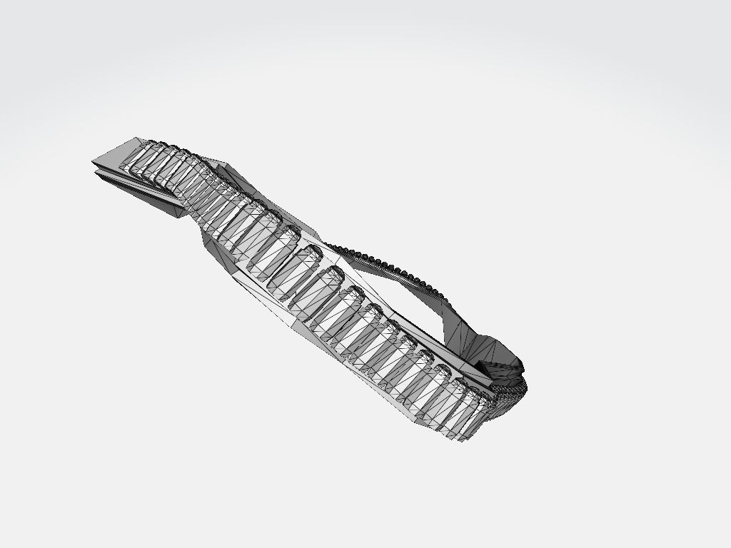 Bullet Band Low-poly 3D model_14